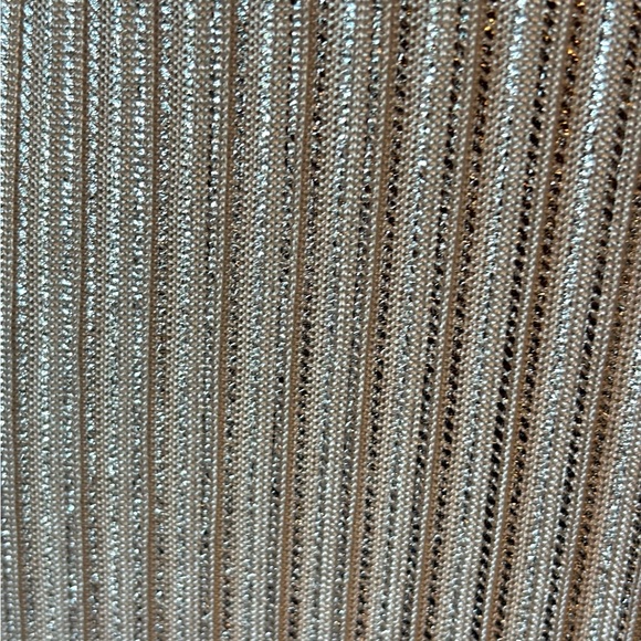 Aidan Mattox Knit Foiled Jumpsuit - Picture 7 of 12